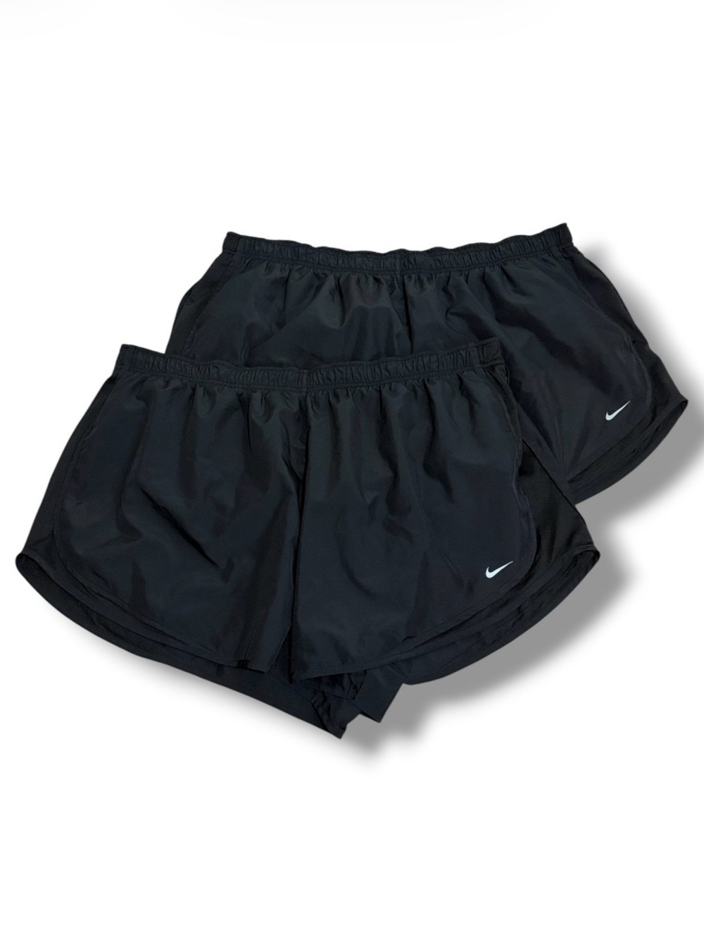 Nike Women's Black Plus Size Shorts Size 3X Workout Athletic Gym Running Dri-Fit